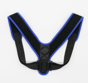 Medical Clavicle Posture Corrector Lower Back Correction Strap (Option: Blue-M)