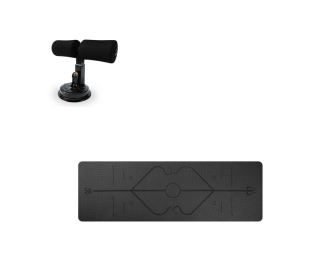 Sit Up Bar Trainer (Option: Black Set)