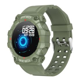 1.3in Wireless Fitness Tracker IP67 Waterproof Smart Watch Sport Bracelet w/Heart Rate Blood Pressure Sleep Monitor For Android IOS (Option: green)