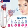 Electric Blackhead Remover Vacuum Suction Facial Pore Cleaner Acne Pimple Extractor Skin Care Cleaning Tool with 5 Suction Head