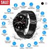 Wireless Smart Watch Fitness Tracker IP67 Waterproof Sport Bracelet w/ Heart Rate Blood Pressure Blood Oxygen Monitor Pedometer Sleep Monitor For Men