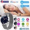 Smart Watch Fitness Tracker 1.08inTouch Screen Smartwatch IP67 Waterproof Activity Tracker Fitness Watch w/ Heart Rate Sleep Monitor Pedometer Blood P