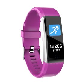 0.96\'\' Fitness Tracker Activity Tracker w/Heart Rate IP67 Waterproof Smart Band Blood Oxygen Sleep Monitor Pedometer Sedentary Reminder Call Message (Option: purple)
