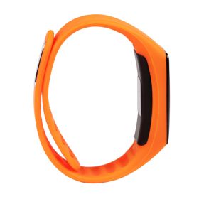 Fitness Tracker Activity Tracker Watch with Heart Rate Monitor IP67 Waterproof Smart Band Step Counter Calorie Counter Call & SMS Pedometer (Option: orange)