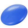 Inflatable Stability Balance Disc Wobble Cushion Balance Disc Wiggle Seat w/ Free Air Pump Exercise Athletic Fitness Trainer Mat