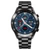 Wireless Smart Watch Fitness Tracker IP68 Waterproof Sport Bracelet w/ Heart Rate Blood Pressure Blood Oxygen Monitor Pedometer Sleep Monitor For Men