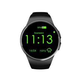 Smart Watch Fitness Tracker 1.3\'\' Color Screen Activity Tracker w/ Heart Rate Monitor Pedometer Call SMS/SNS Reminder (Option: Black)