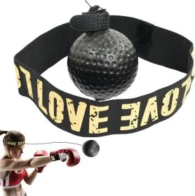 Boxing Reaction Ball Training Set With Adjustable Headband Improves Hand-Eye Coordination And Punching Accuracy Portable And Durable Suitable For (Option: Oxing Reflex Ball Training Set)