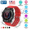 1.3in Wireless Fitness Tracker IP67 Waterproof Smart Watch Sport Bracelet w/Heart Rate Blood Pressure Sleep Monitor For Android IOS