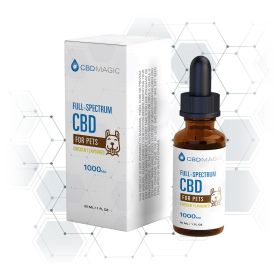 Dog CBD - Full Spectrum Pets CBD Oil (Flavours: Chicken, Dosages: 1000mg)