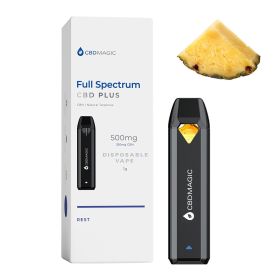 Full Spectrum CBD Vape for Rest 850mg (Terpene Profile: Pineapple, Type: Rest)