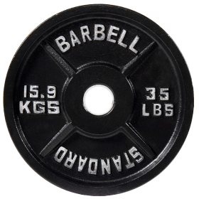 Only Supports Self Pickup  2 Olympic Cast Iron Weight Plates For Strength Training And Weightlifting, Multiple Sizes (Option: 35LB Single)